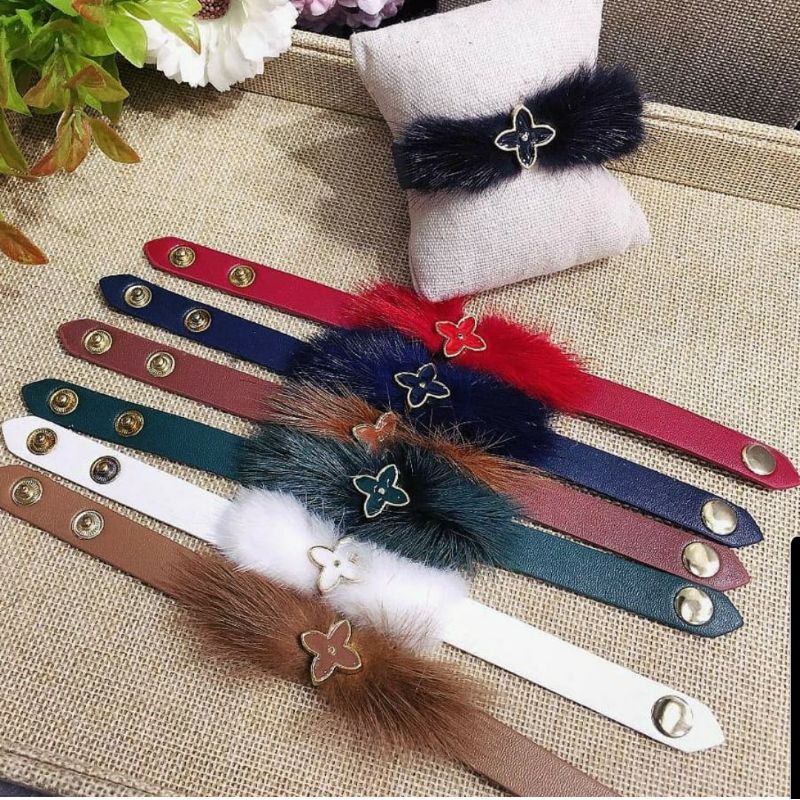 Promo Gelang tangan kulit import /gelang kulit branded bahan kulit 5512