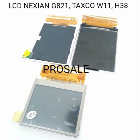 Lcd Nexian G821/Taxco W11/W2/H38/GStar628a/Gstar168/Dozzo388