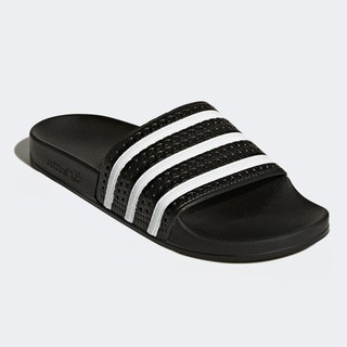 adidas originals adilette sliders in black