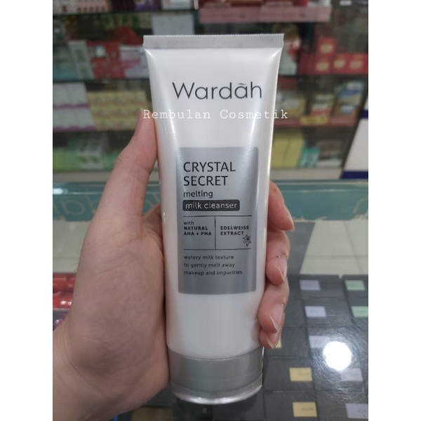WARDAH WHITE SECRET PURE BRIGHTENING CLEANSER / WARDAH CRYSTAL SECRET MELTING MILK CLEANSER