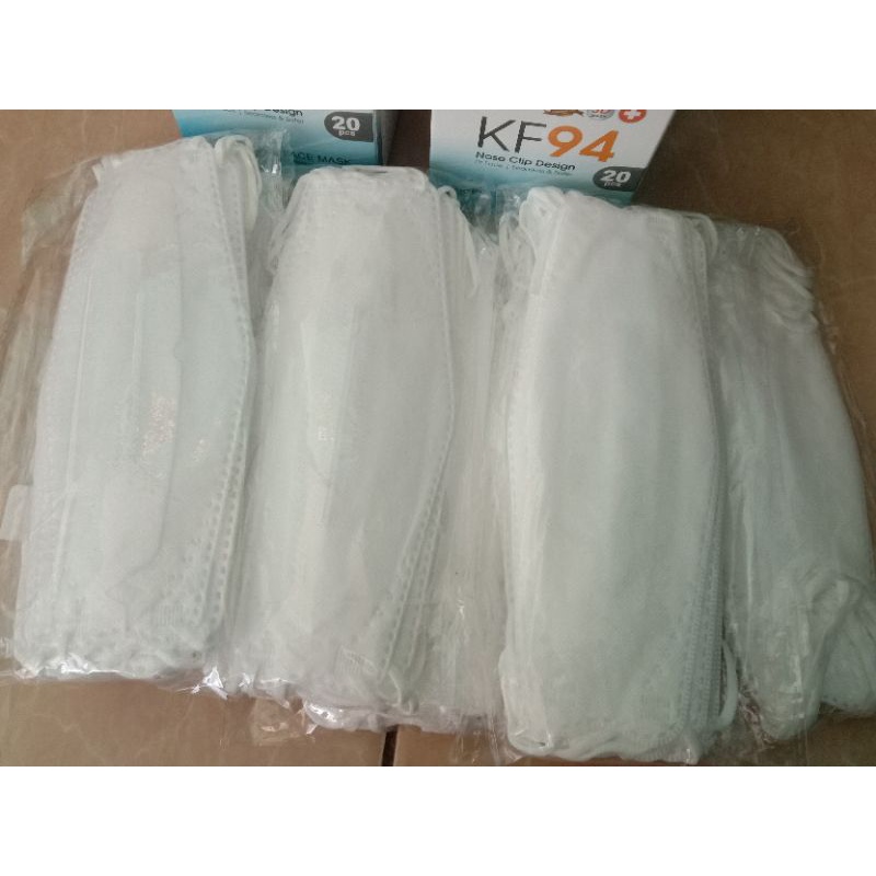 masker KF 94 I care warna putih isi 20 pcs