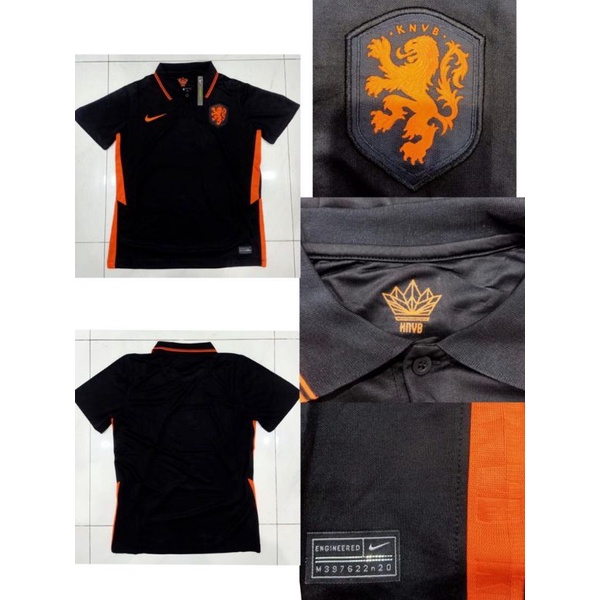 Jersey negara belanda away euro 2021 grade ori