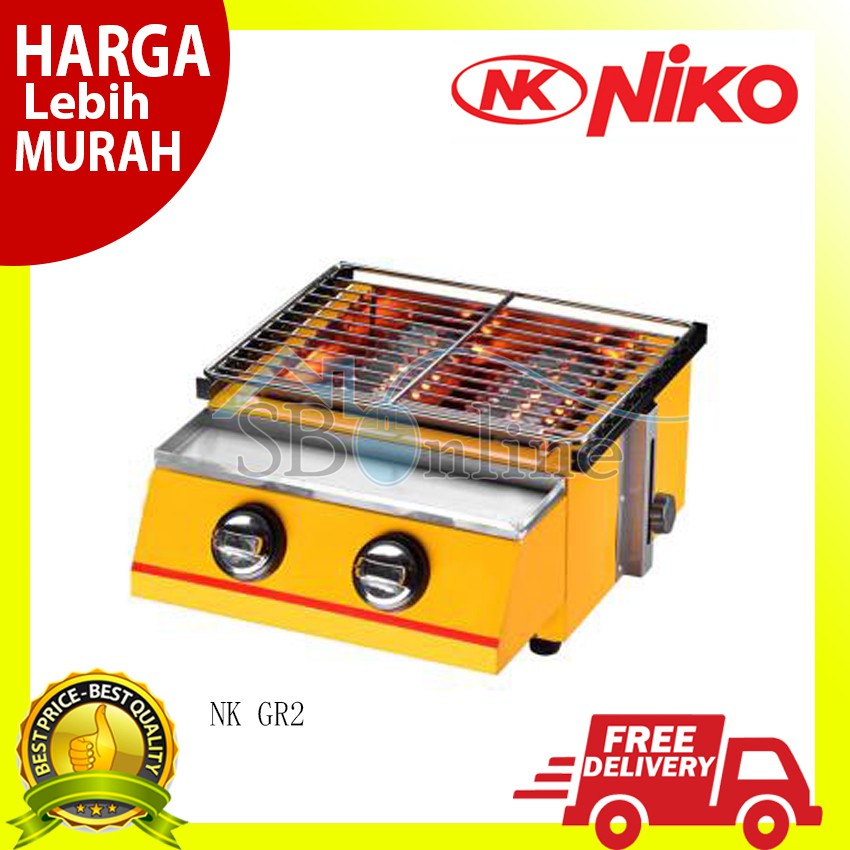 Niko NK-GR2 BBQ Grill Gas Panggangan