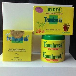 Temulawak Cream set (Cream Temulawak Siang Malam + Sabun