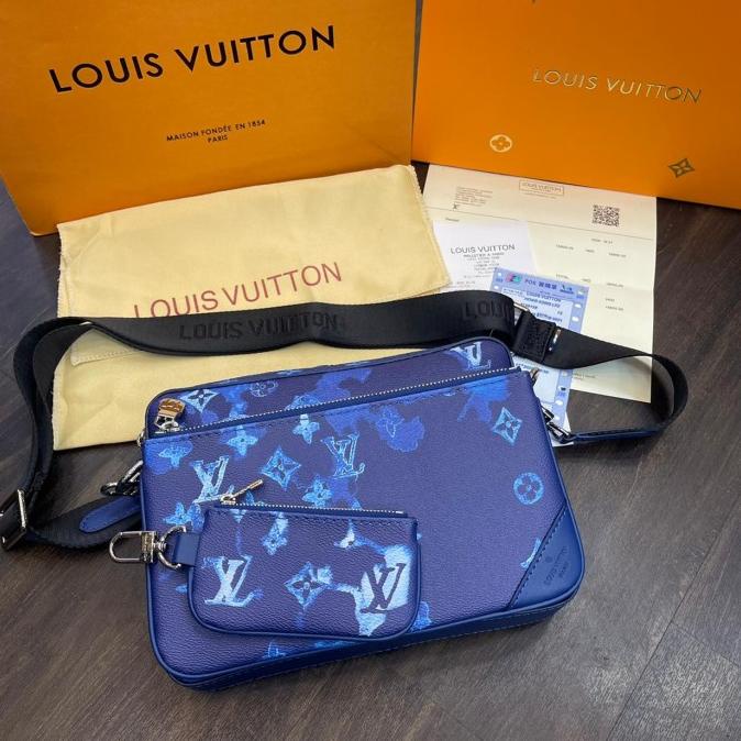LV 761 - TAS SELEMPANG PRIA BRANDED - MEN'S SLING BAG MIRROR 1:1 ORI DSAD15E2