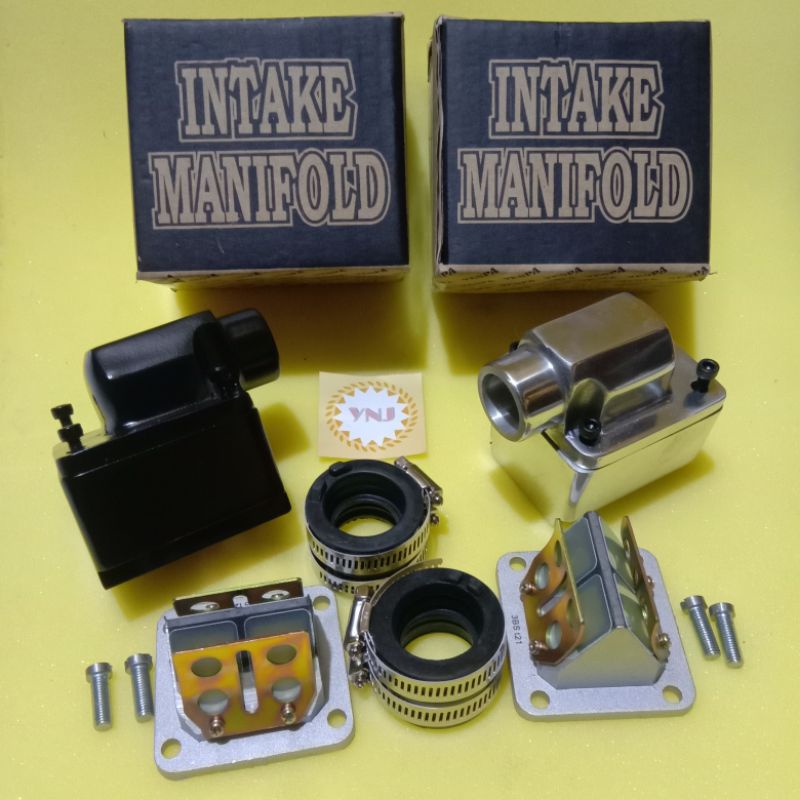 INTAKE MANIFOLD MANIPOL SUSUN VESPA KOMPLIT MEMBRAN RXZ