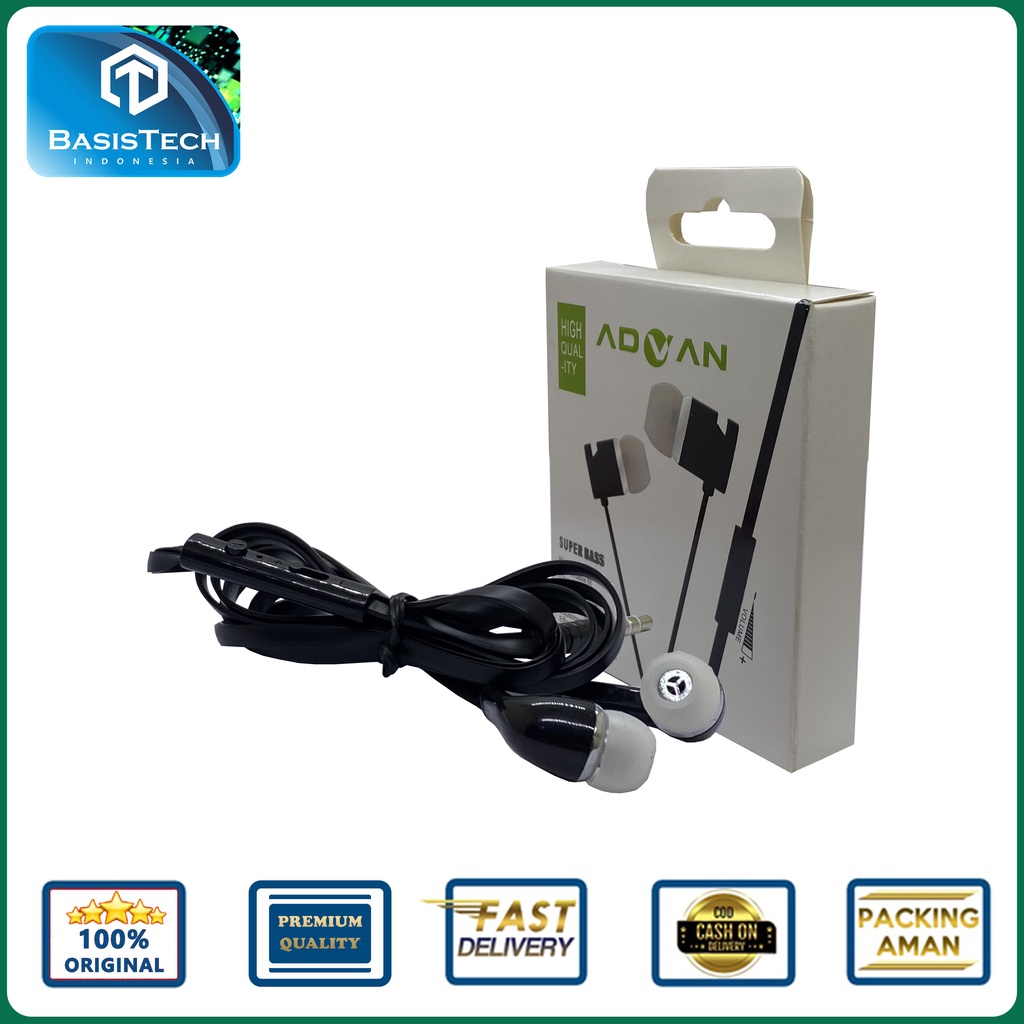 HEADSET OPPO ASUS ADVAN LENOVO HI-FI HIGH QUALITY TUNING FUNCTION