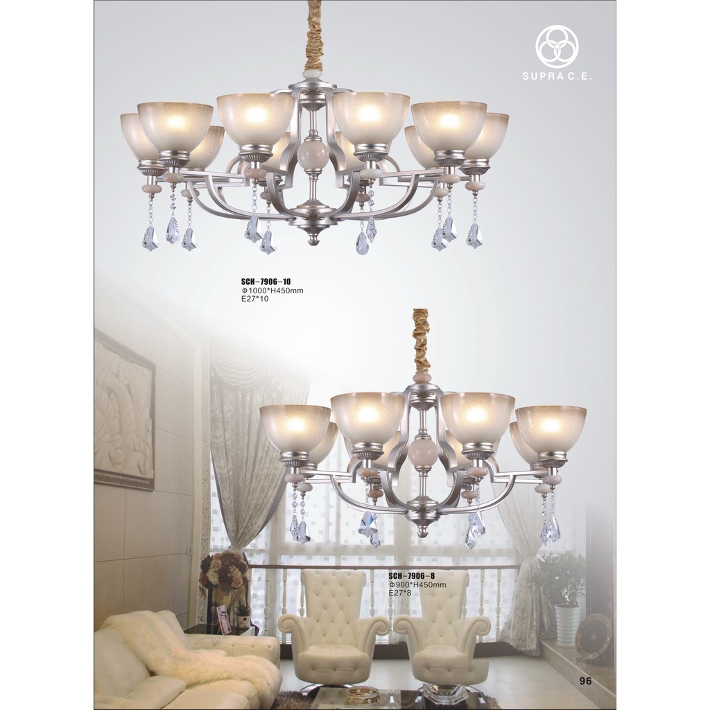 Lampu Gantung Model Gelas Klasik Antik Hias Ruang Tamu 7906