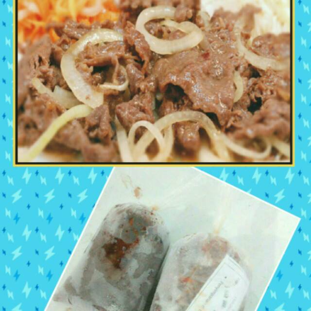 

Daging plus saos teriyak