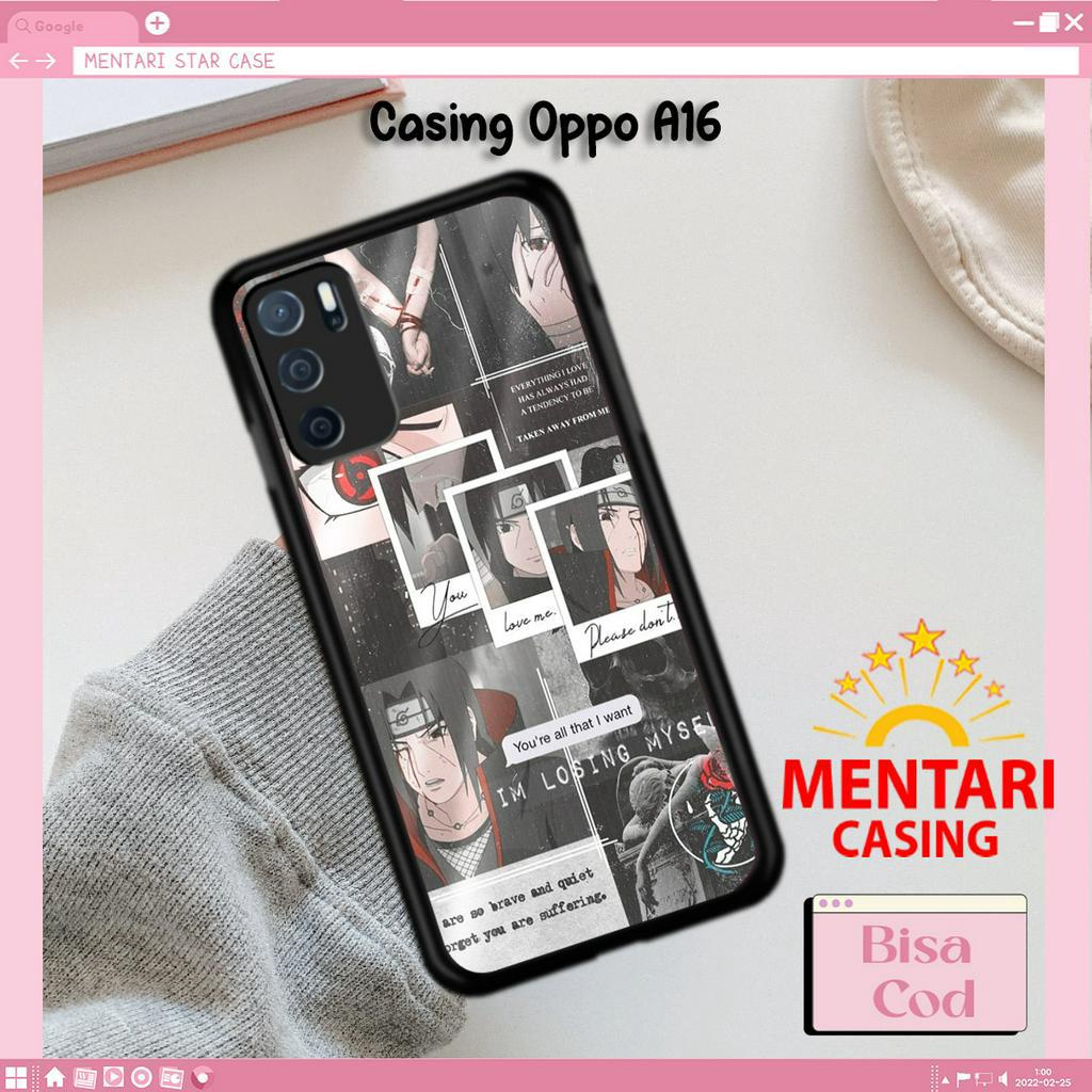 Mentari Casing Hp OPPO A16 Case OPPO A16 Motif NEWITACHI Baru Hardcase Softcase Estetik Premium Glos