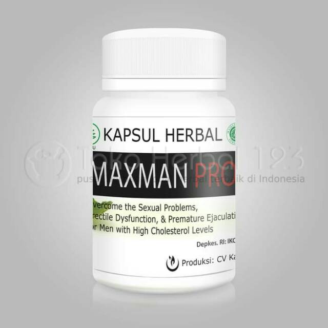 HERBAL MAX MAN pro,mengatasi masalah sexual pria krn KOLESTROL