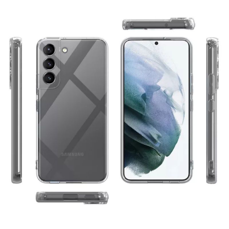 Case Samsung Galaxy S21 FE 5G S22 Plus 5G S22 Ultra 5G S23 Plus S23 Ultra Soft Case Silikon Tpu Clear Casing