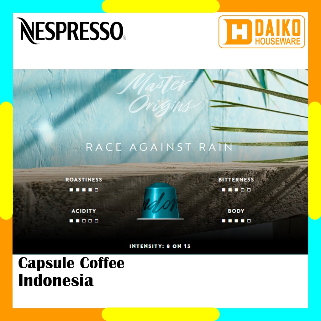 Capsule Nespresso Indonesia Original Nestle 1 Pack - Coffee Master Origins Kopi Kapsul Expires Panjang