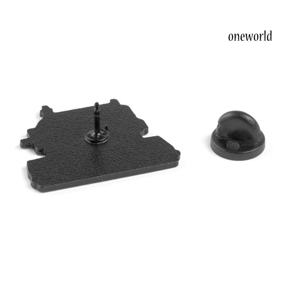 OW@ Cartoon Unisex Sewing Machine Shaped Enamel Brooch Pin Handcraft DIY Badge Gift