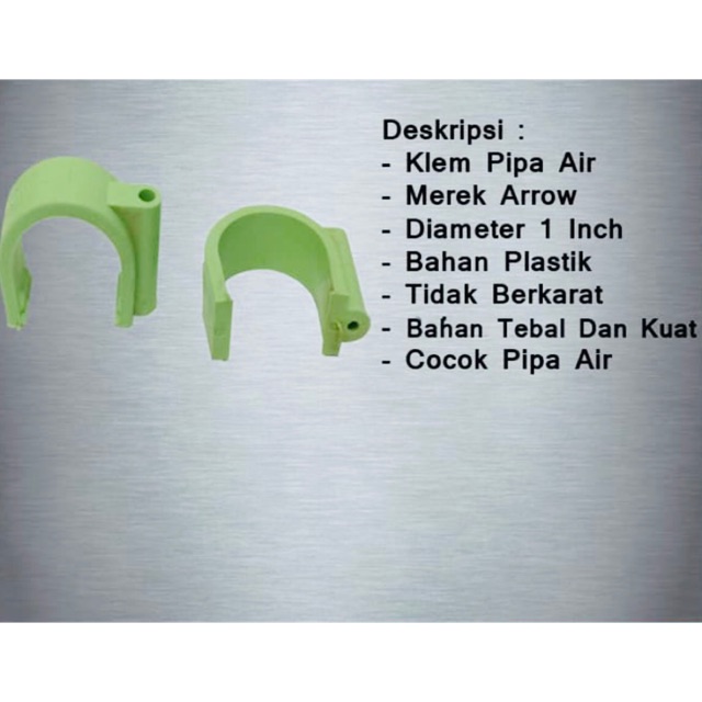 KLEM PIPA PVC 1” INCH