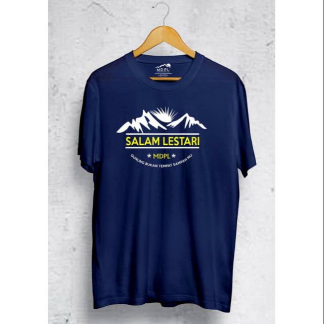 Tshirt baju kaos pendaki gunung MDPL adventure explore jelajah hiking anak gunung