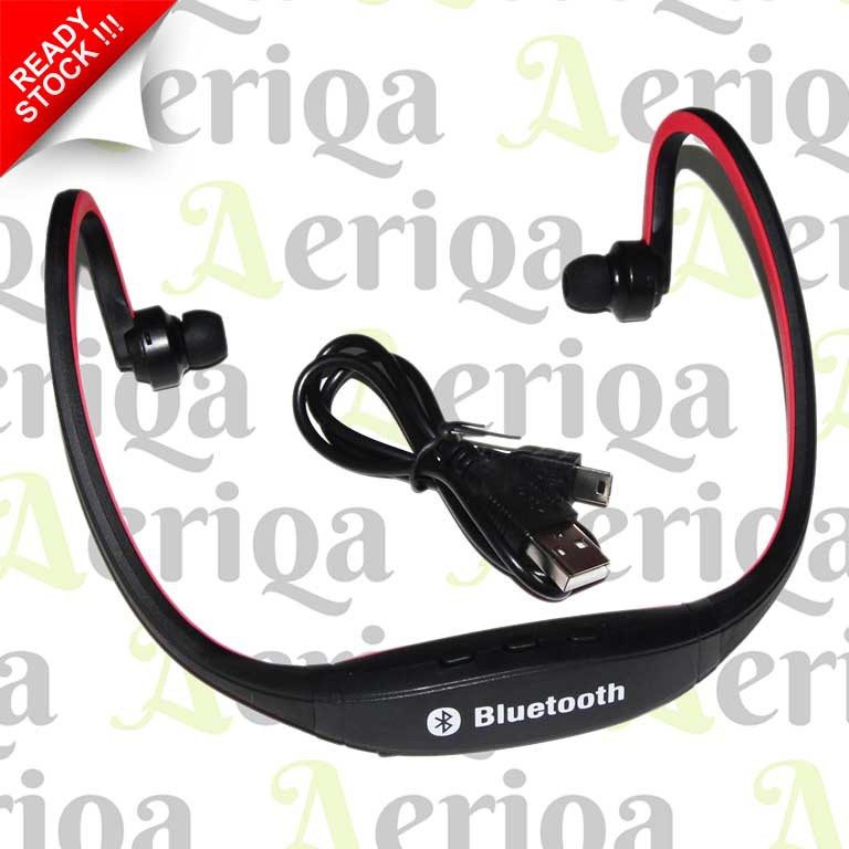 Headset Sport Bluetooth BTH-404 - Wireless Earphone / Handsfree