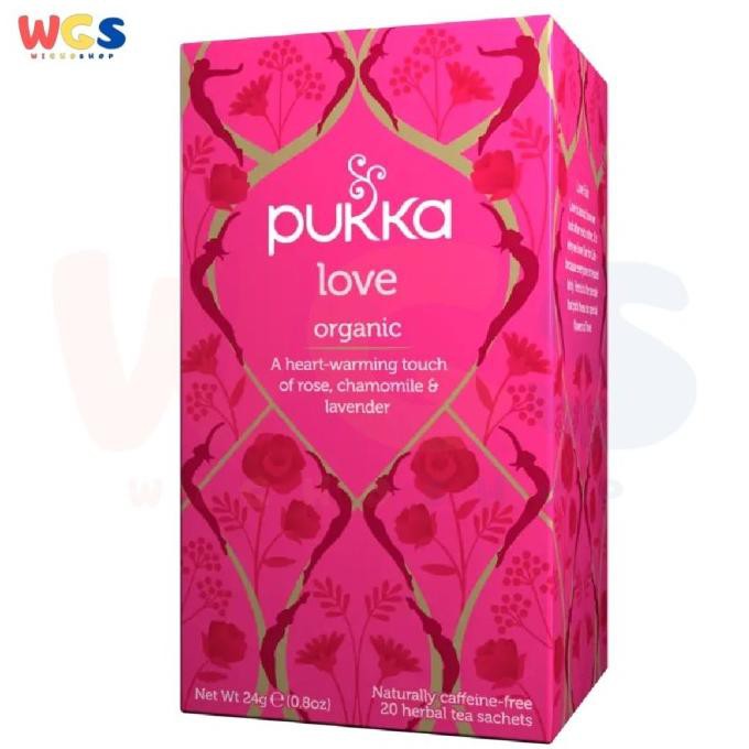 

Jual Pukka Love Organic Heart Warming Touch Of Rose Chamomile 20 Tea Bags Teh