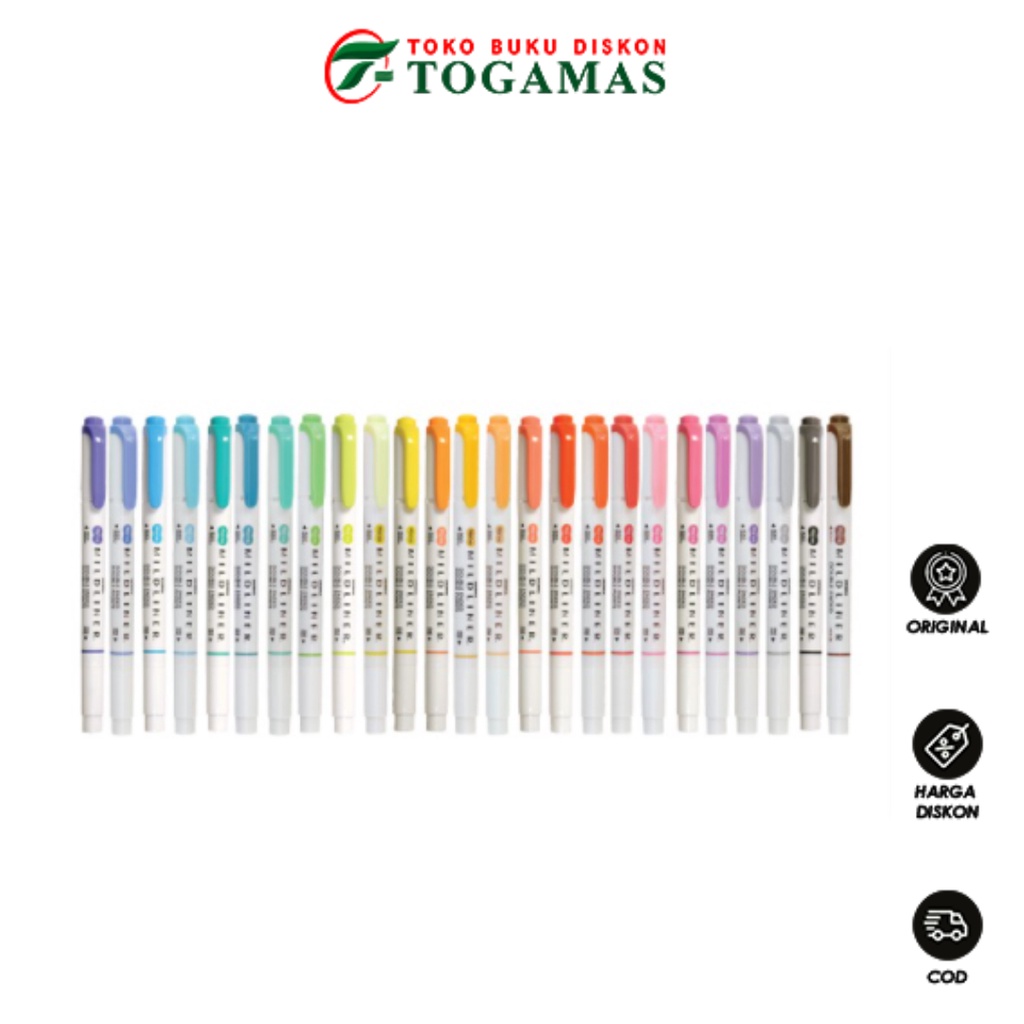 

BEST SELLER !! TEXTLINER MILDLINER ZEBRA VARIASI WARNA