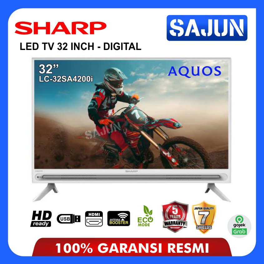 Sharp LED TV 32 Inch 32SA4200i Digital TV LC-32SA4200iWH