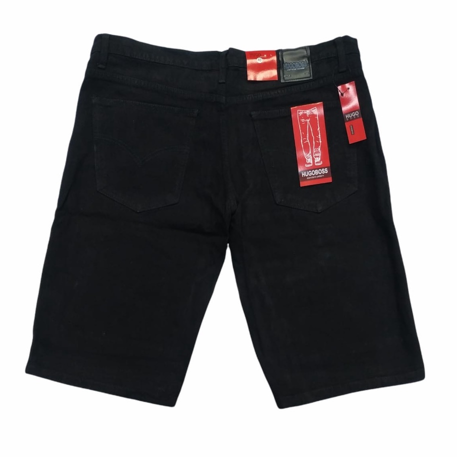 Celana Pendek Pria Bahan Denim Tebal Celana Jumbo Pendek Pria Size 33 - 44