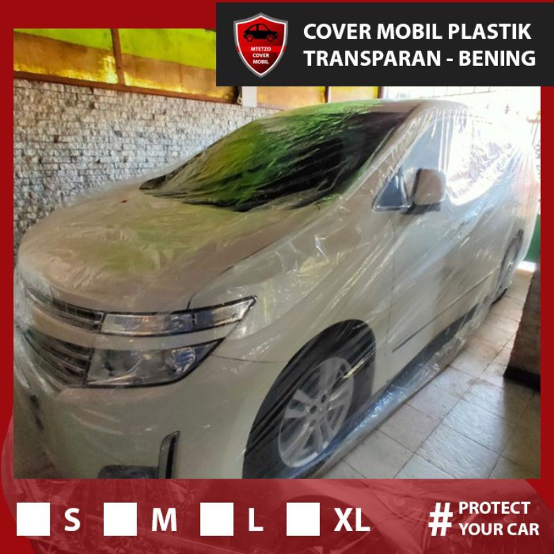 Cover Mobil Plastik Disposable Transparan