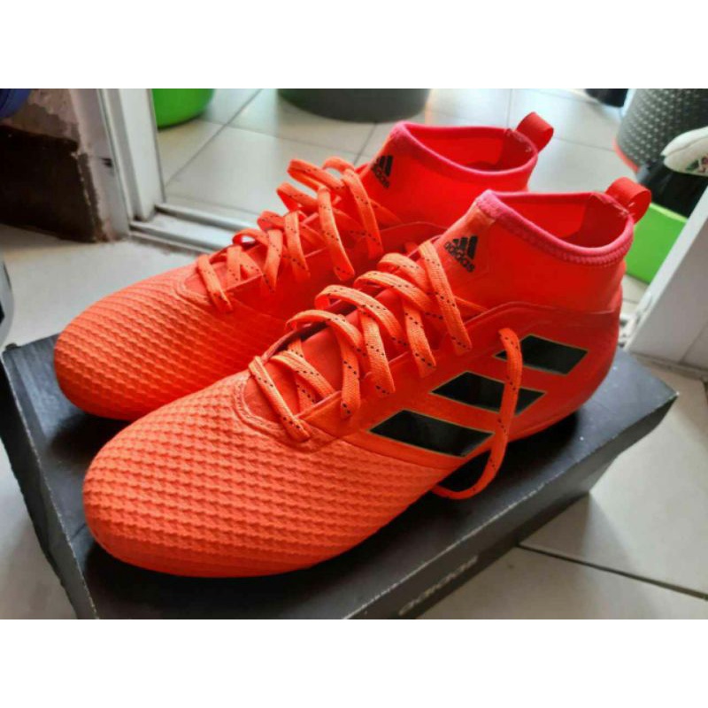 Sepatu Bola Adidas ACE 17.3 FG Original Solar Orange Art S77065