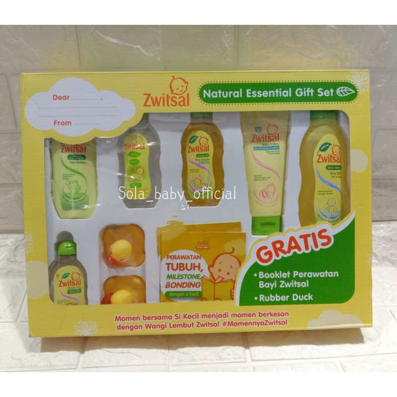 Zwitsal Sabun Gift Box/Sabun Set Peralatan Mandi Bayi Zwitsal