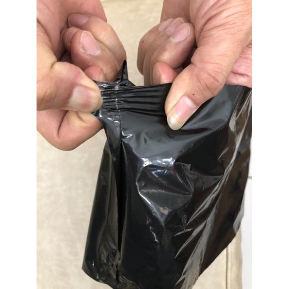 

VJ Plastik polymailer / kantong kurir dhl uk 25x40 black glossy isi 100 lembar VJ V N8I