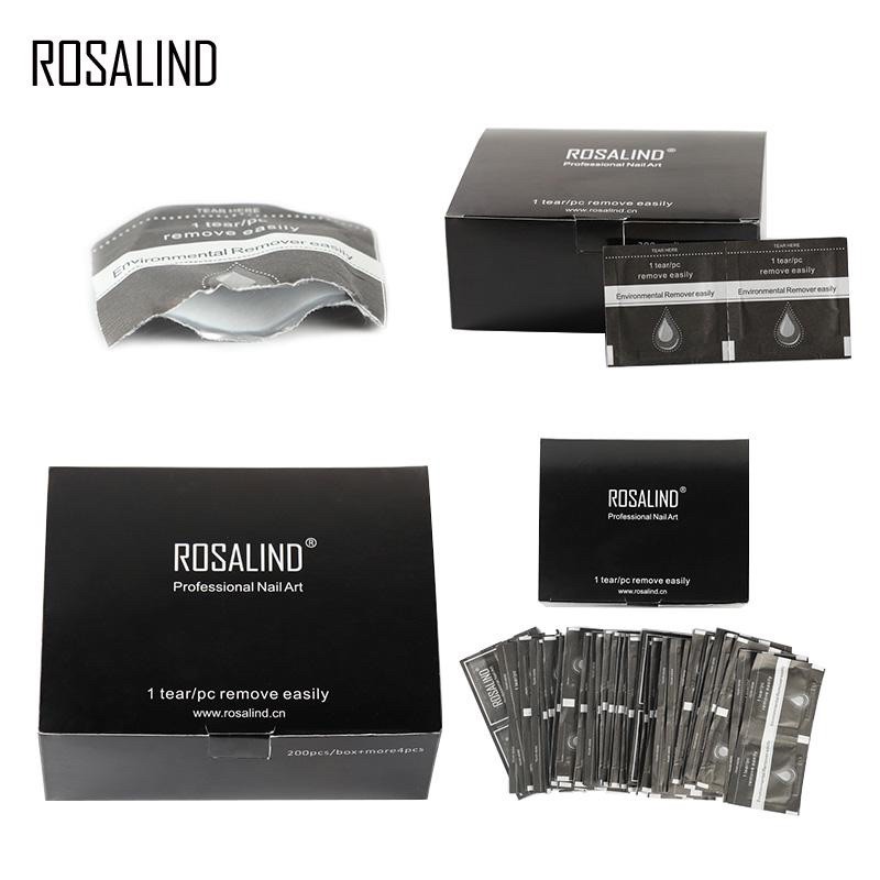 ROSALIND INSTANT WRAP REMOVER GEL POLISH / wrap instan hapus kutek gel