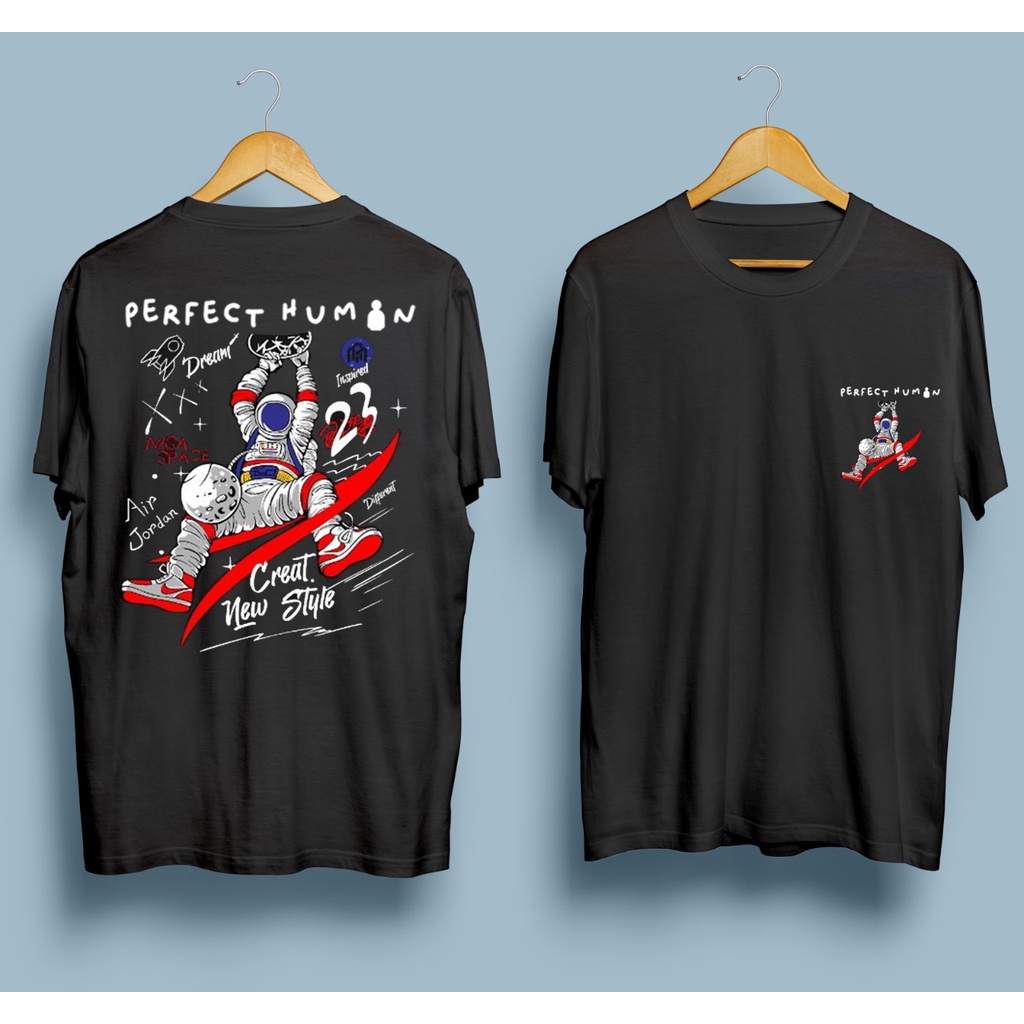 Kaos murah Kaos distro murah baju  distro pria t-shirt murah combed30s perfect human slam dunk