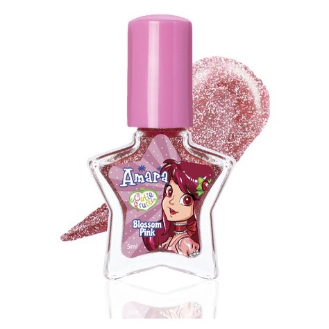 Amara Nail Polish Kutek Anak Lip Cream Lipstick Makeup Anak Aman BPOM | Purbasari