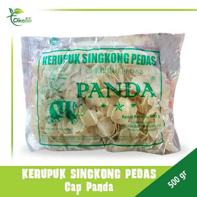 

Kerupuk singkong panda/Ceriping pedas 500 gr