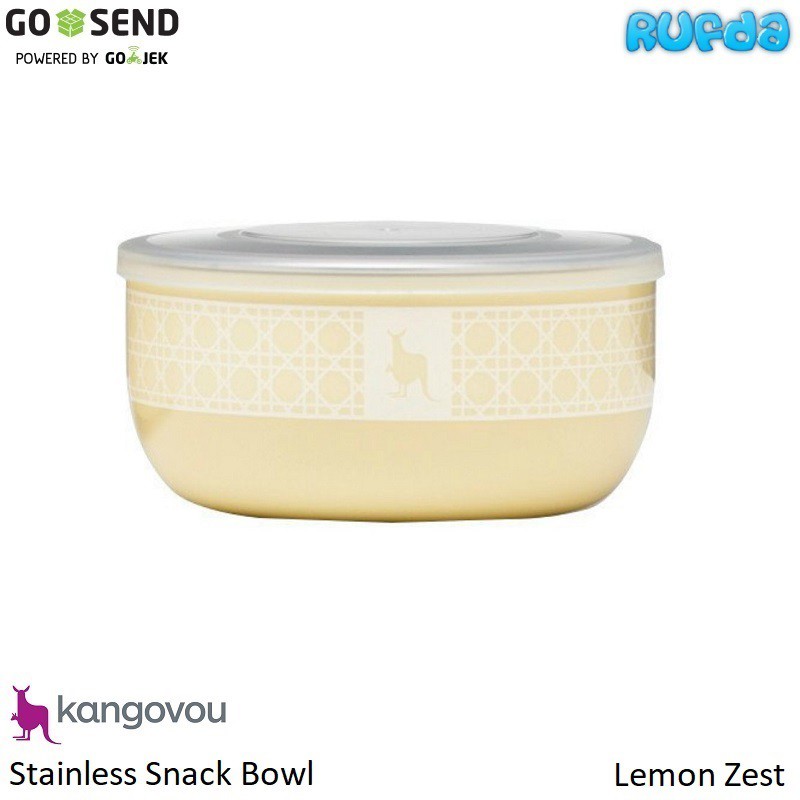 Lemon Zest - Kangovou Snack Cereal Bowl Mangkok Makan Stainless