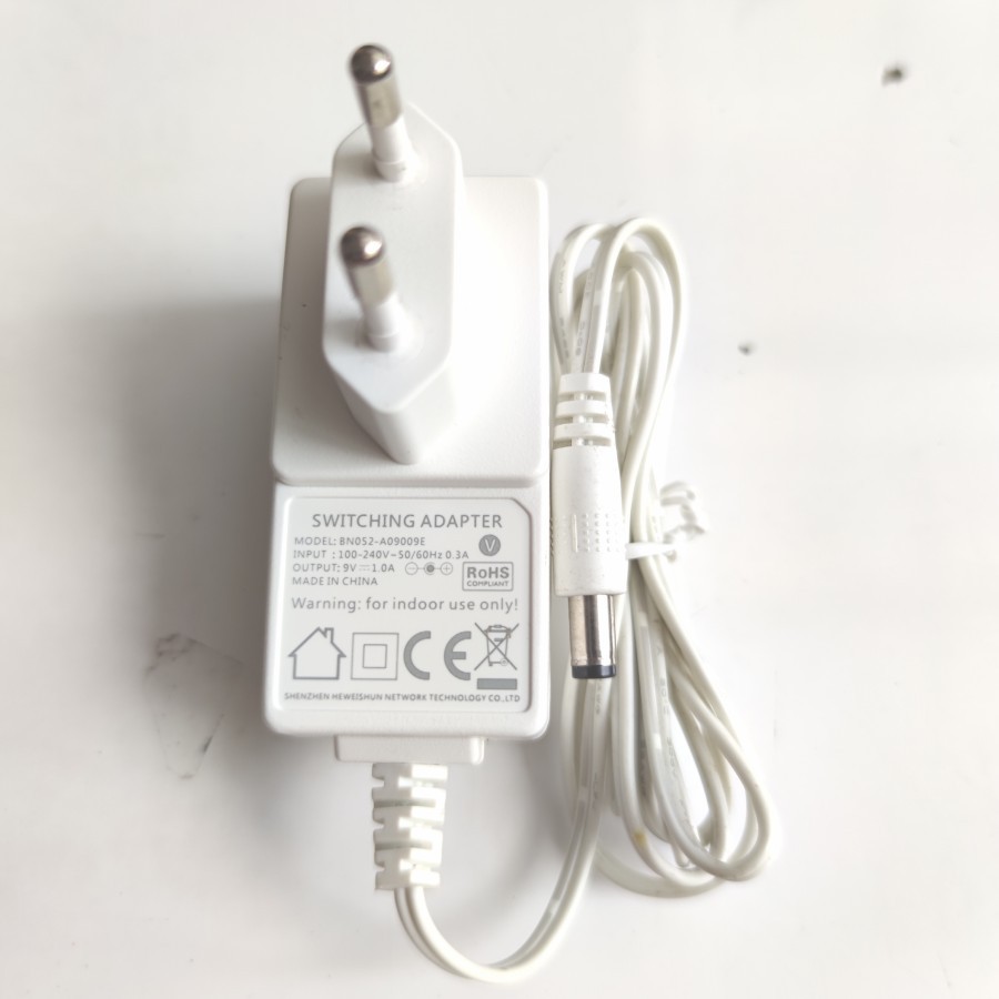 Adaptor TENDA Original 9v 1a Dlink D-link Tplink TP-Link Universal