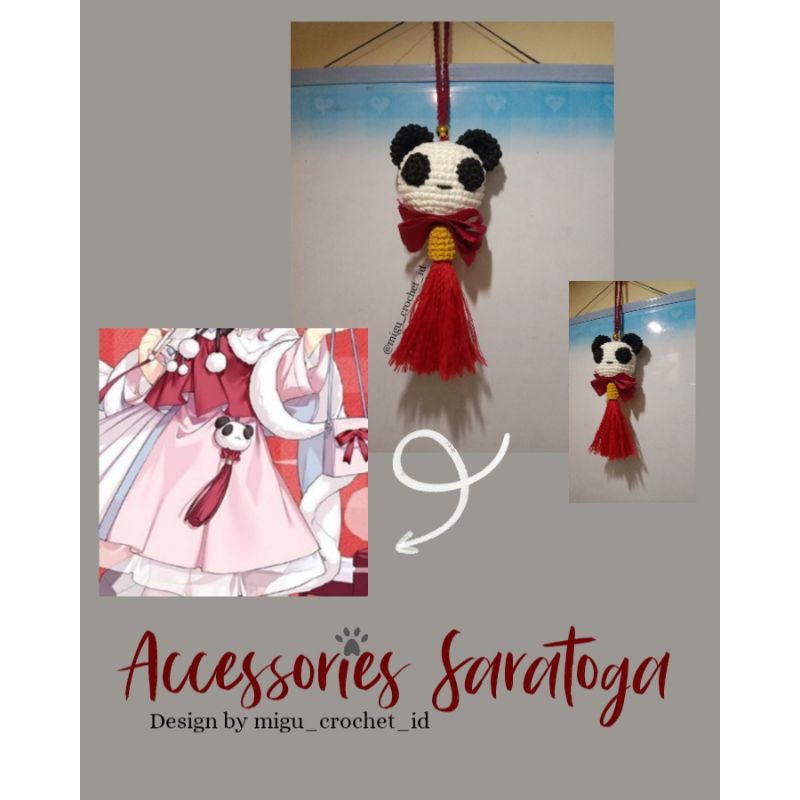 Accessories Anime Saratoga rajut Amigurumi