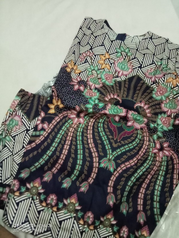 Setelan Batik Wanita Katun Stretch 994