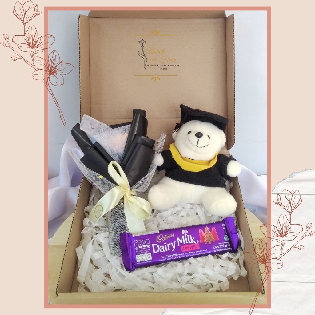 

GIFT BOX SNACK BEAR READY STOCK/Hadiah/Souvenir/Hampers Wisuda, Ulangtahun, Anniversary Murah
