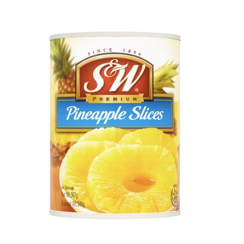 

S&W premium pineapples slices 567 gr