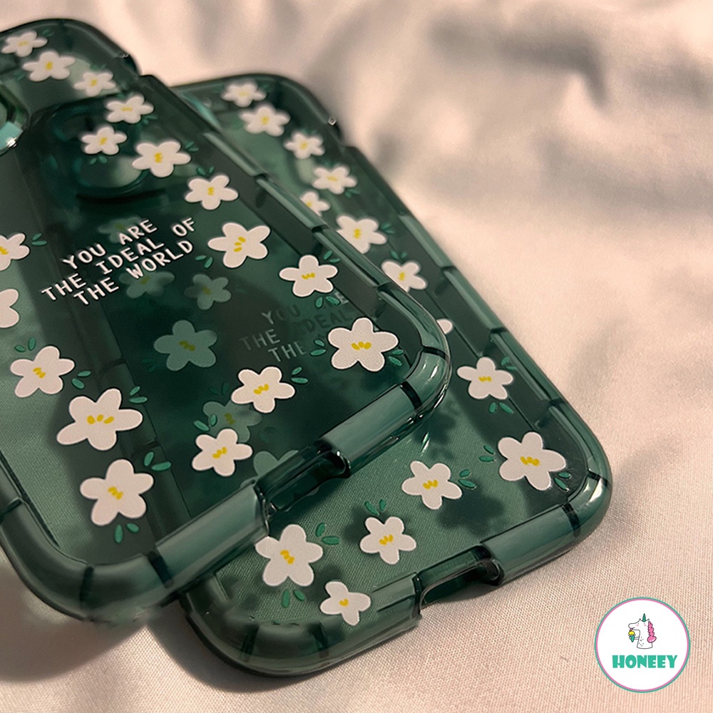 Casing Soft Case TPU Motif Bunga Daisy Vintage Untuk IPhone 13 12 11 Pro Max