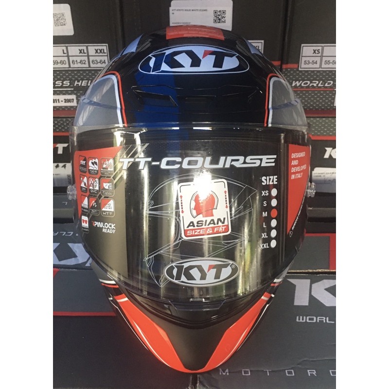 kyt tt course tourist red fluo L