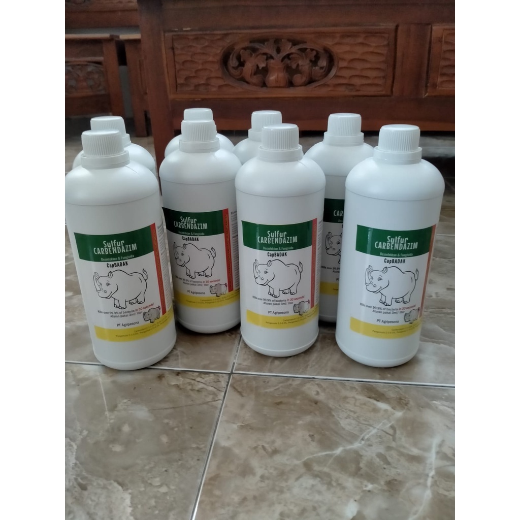OBOT SEMPROT KANDANG AYAM MENGHILANGKAN BAU AMONIAK, VIRUS DAN JAMUR SULFUR CARBENDAZIM DESINFEKTAN