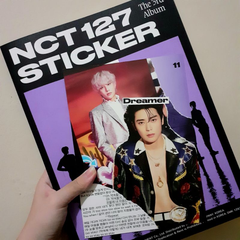 NCT 127 Binder photocard cover deco sticker pb sticky a5 b5 a4