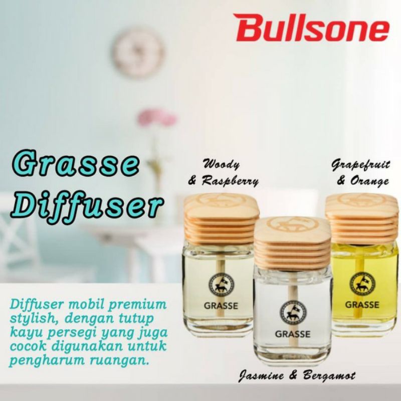 Grasse Diffuser - Parfum Mobil Elegant (Terlaris)