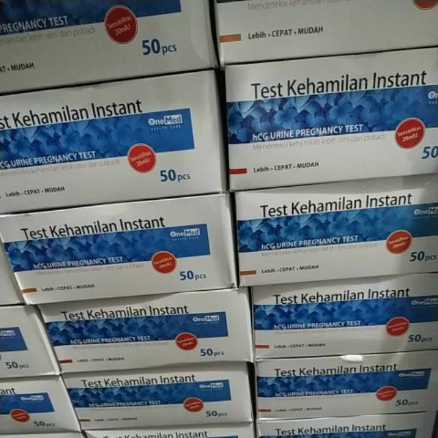 Hcg Strip Onemed PER BOX/tespek/ tes kehamilan merk one med