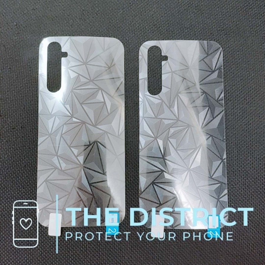 REALME X/X2 PRO/X3 SUPER ZOOM/XT SKIN DIAMOND, ANTI GORES BELAKANG SKIN DIAMOND 3D SPIRAL GARSKIN