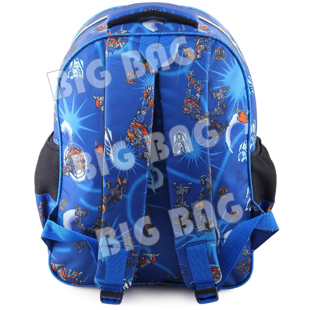 Tas Ransel Anak Laki Laki Karakter POWER RANGERS &amp; BATMAN - Tas Ransel Model Usap / Swipe + BOTOL