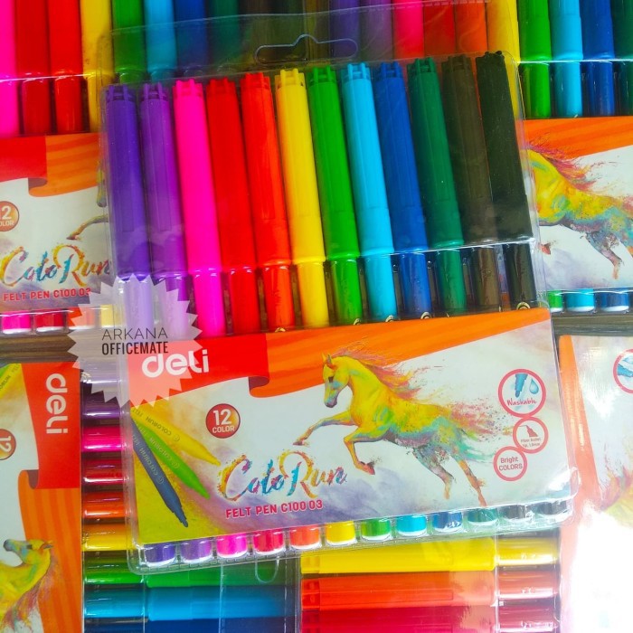 

Spidol Warna 12 Sett Deli