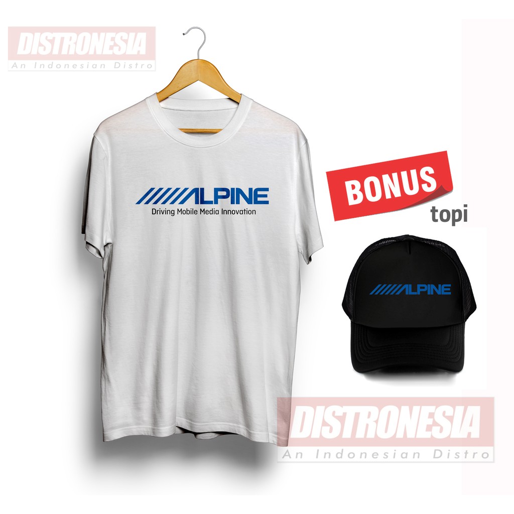 kaos alpine audio marcedes benz topi hat ALPINE