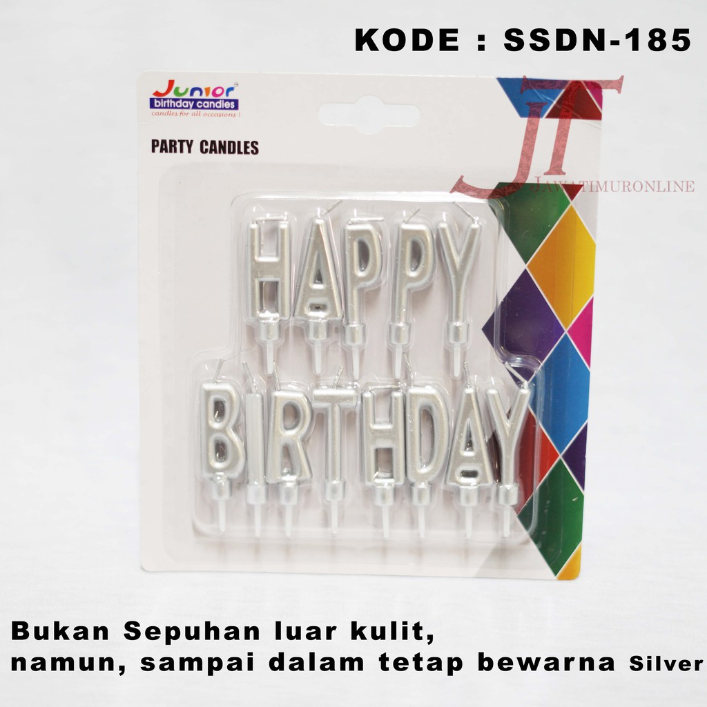 Lilin Ulang Tahun Letter SSDN 185